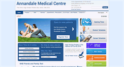 Desktop Screenshot of annandalesurgery.co.uk
